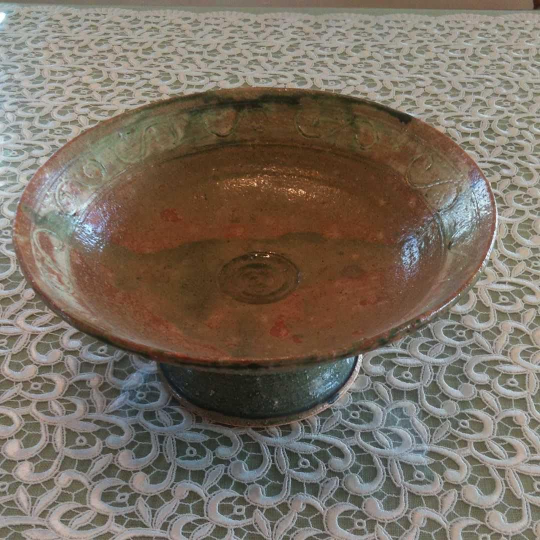 お値下げ　陶芸作家　菓子鉢　高台　鉢　皿　食器　焼き物　陶器　インテリア　雑貨 高台珍味 小鉢 和食器 おしゃれ デザート カップ 豆小鉢